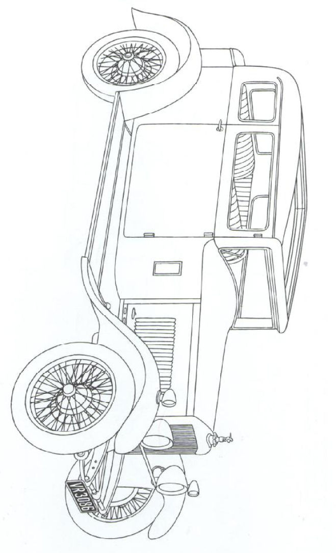 Kids-n-fun.com | 33 coloring pages of Classic cars